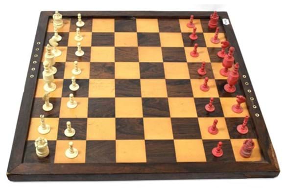 19th century chess board