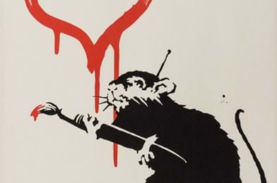 Love Rat by Banksy